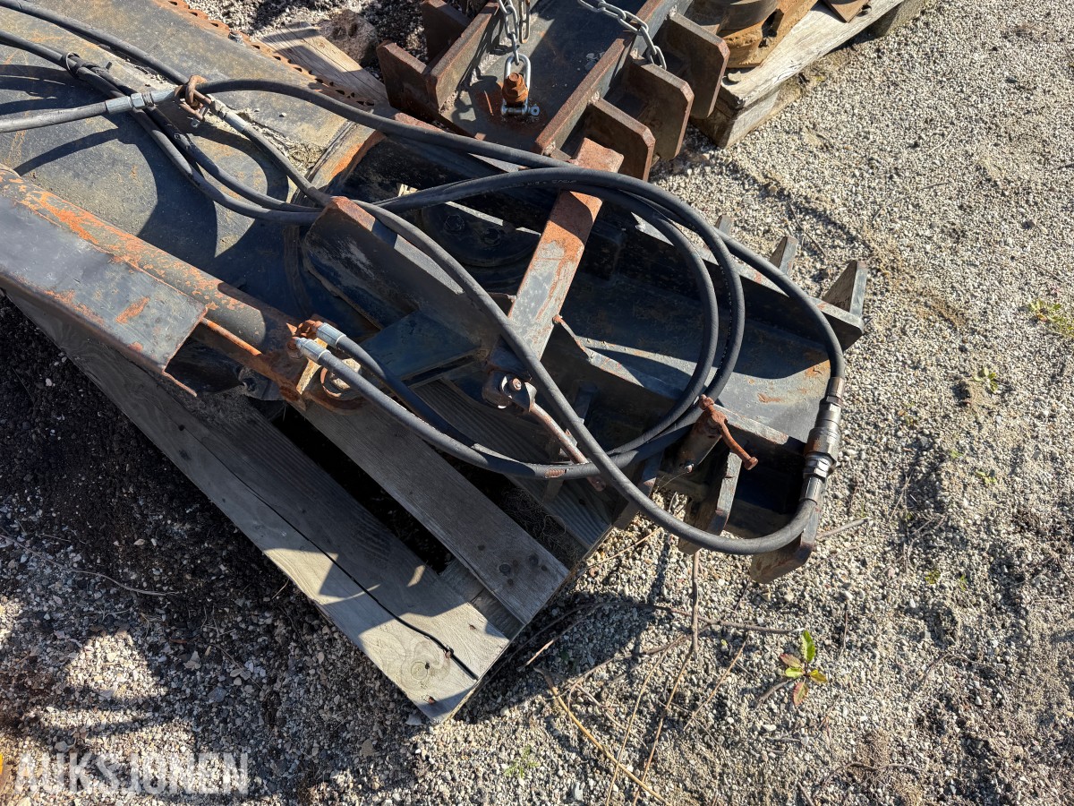 Rømmevinge til veghøvel – hydraulisk