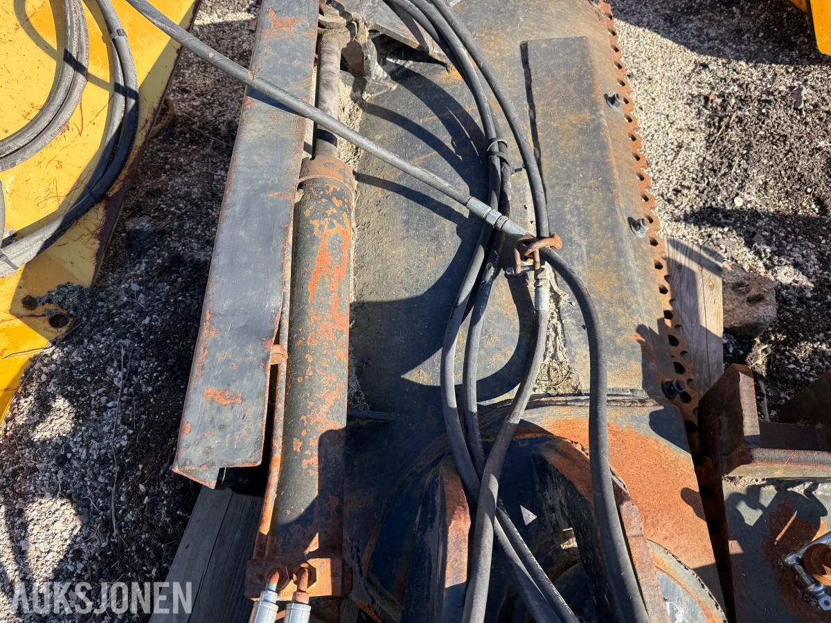 Rømmevinge til veghøvel – hydraulisk
