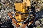 Hydraulisk snø-/grusstopper til skjær / veghøvel