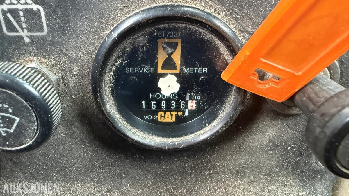 1996 Cat IT28F hjullaster m/ pallegafler og 2 skuffer 