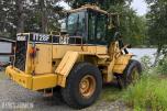 1996 Cat IT28F hjullaster m/ pallegafler og 2 skuffer 