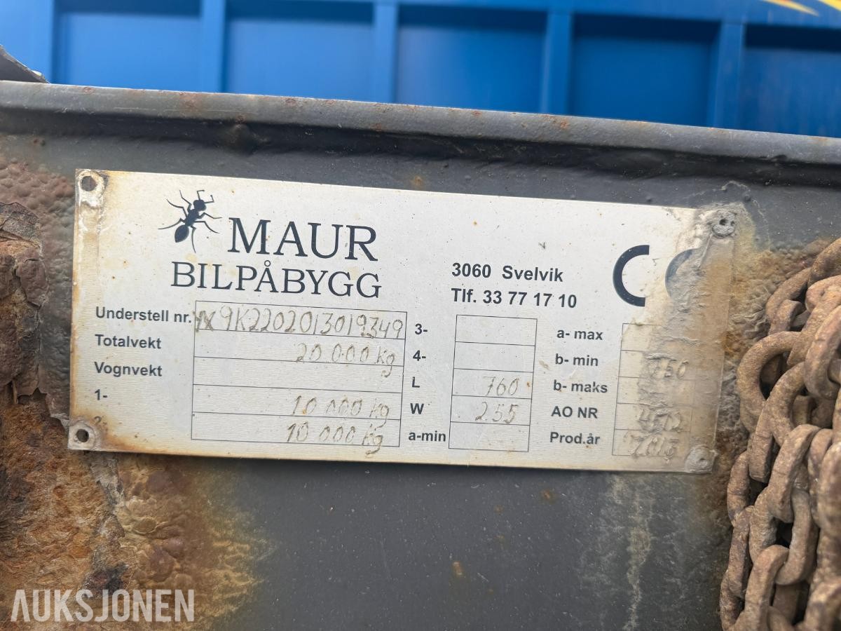 2013 Maur Bilpåbygg BOGGIKJERRE