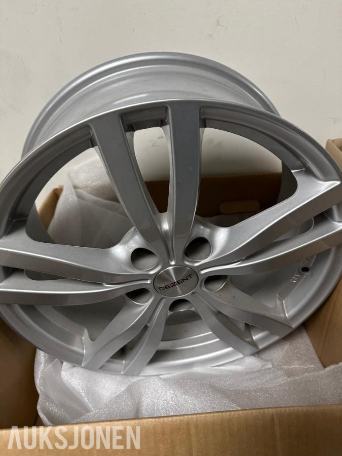 4 stk. 17" aluminiumsfelger 5x114,3 – 7Jx17 ET45 – sølv