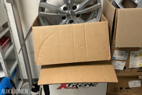 4 stk. 17" aluminiumsfelger 5x114,3 – 7Jx17 ET45 – sølv