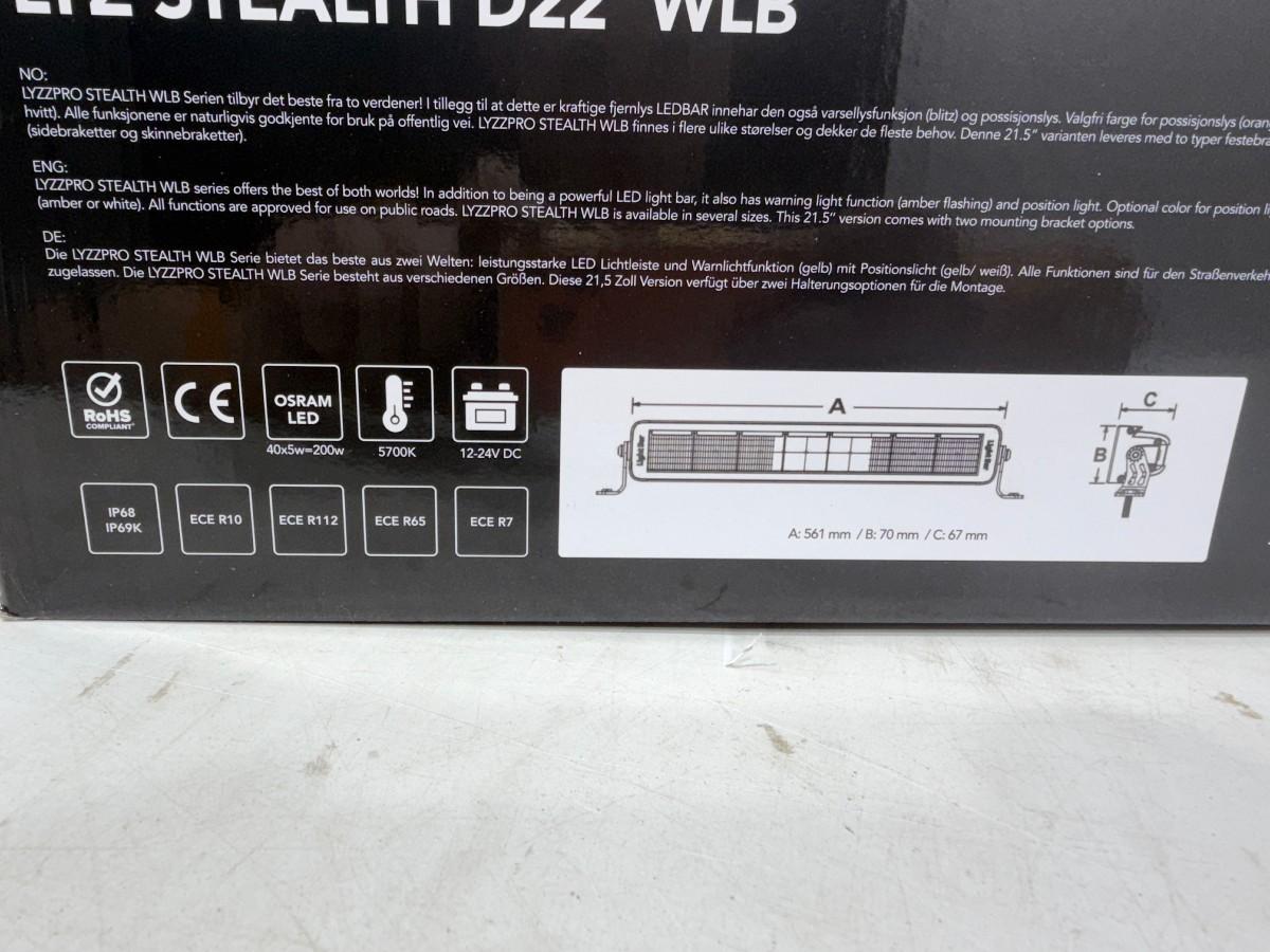 Lyzzpro Premium LED-ekstralys og varsellys – Stealth WLB / LYZ Blitz