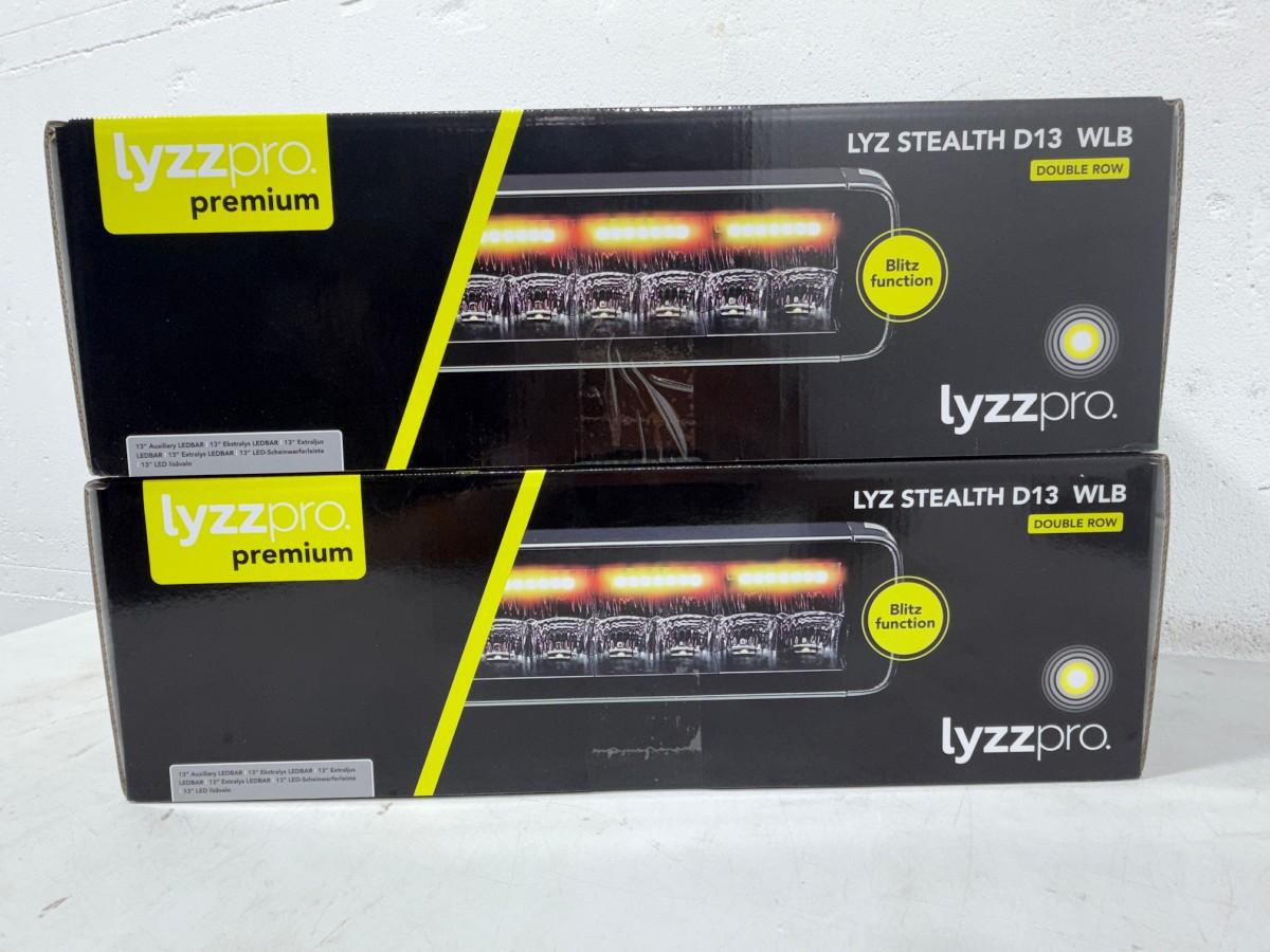 Lyzzpro Premium LED-ekstralys og varsellys – Stealth WLB / LYZ Blitz
