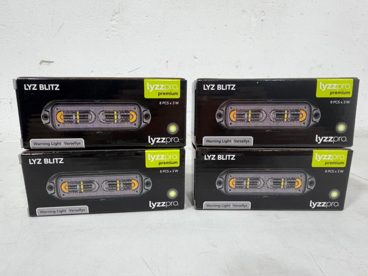 Lyzzpro Premium LED-ekstralys og varsellys – Stealth WLB / LYZ Blitz