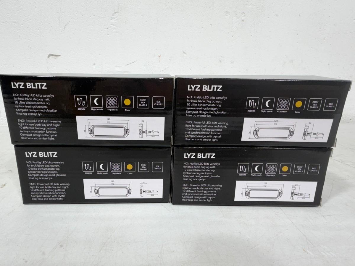 Lyzzpro Premium LED-ekstralys og varsellys – Stealth WLB / LYZ Blitz