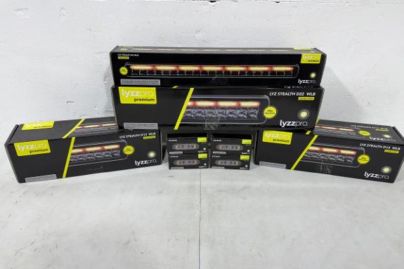 Lyzzpro Premium LED-ekstralys og varsellys – Stealth WLB / LYZ Blitz