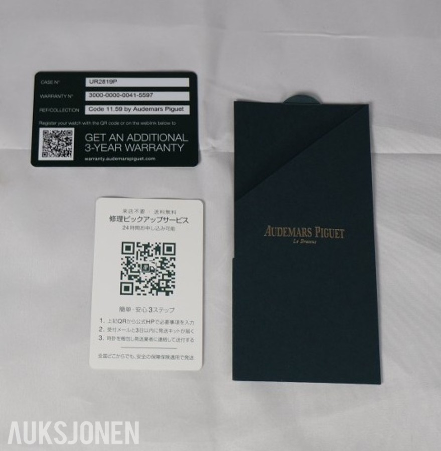 2023 Audemars Piguet Code 11.59 Selfwinding 41 mm – ref. 15210ST.OO.A348KB.01
