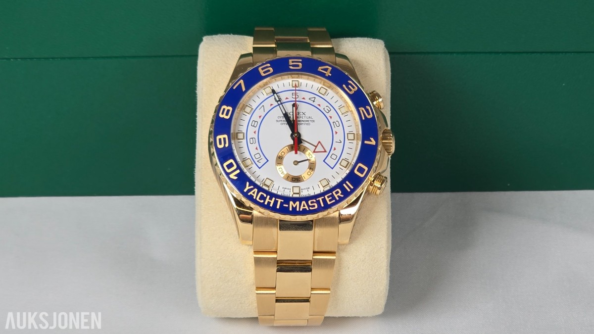 2016 Rolex Yacht-Master II - 18K gult gull - 44 mm - ref 116688