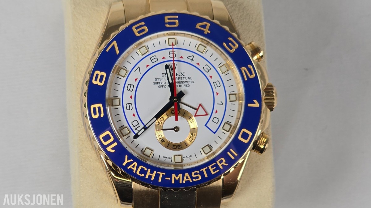2016 Rolex Yacht-Master II - 18K gult gull - 44 mm - ref 116688