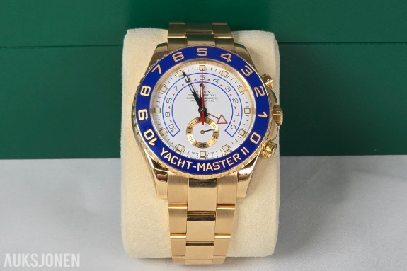 2016 Rolex Yacht-Master II - 18K gult gull - 44 mm - ref 116688
