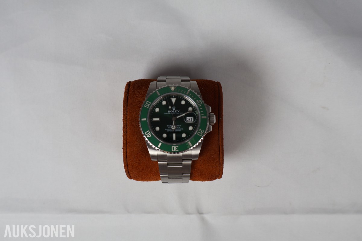 Rolex Submariner Date 40mm -Grønn Hulk - Ref 116610