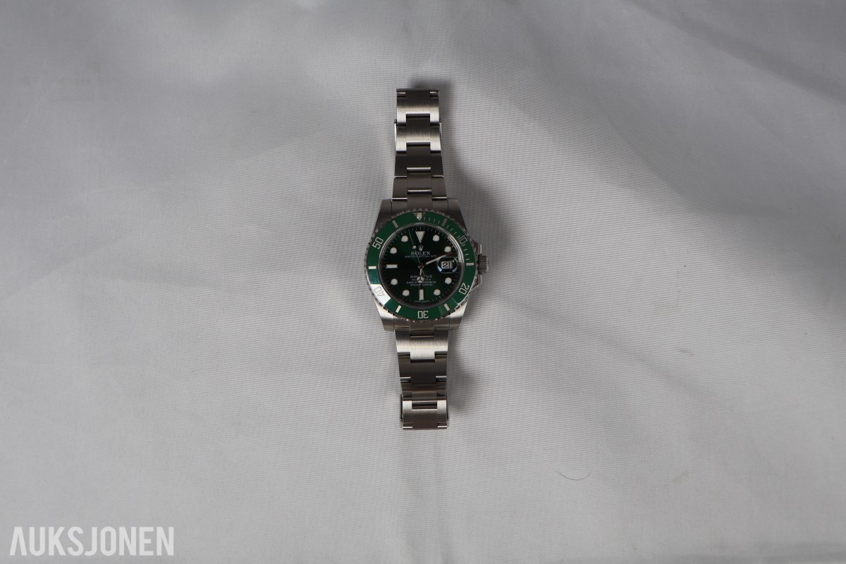 Rolex Submariner Date 40mm -Grønn Hulk - Ref 116610