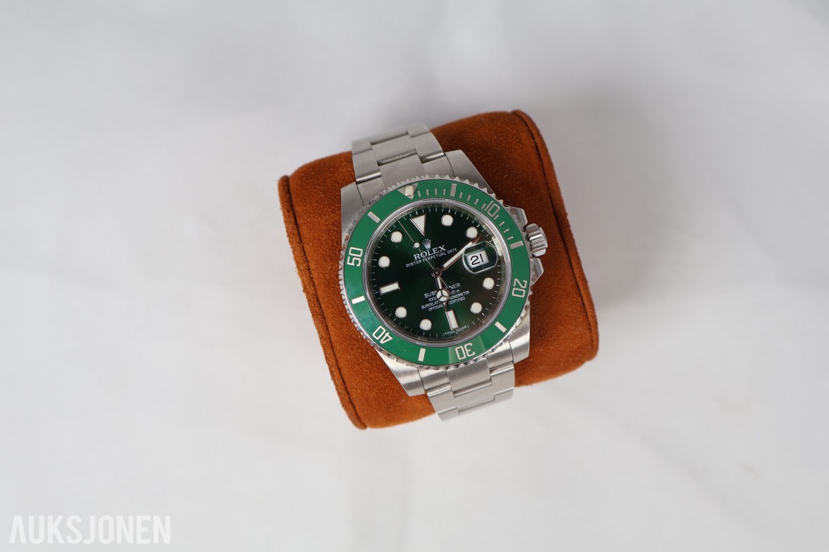 Rolex Submariner Date 40mm -Grønn Hulk - Ref 116610