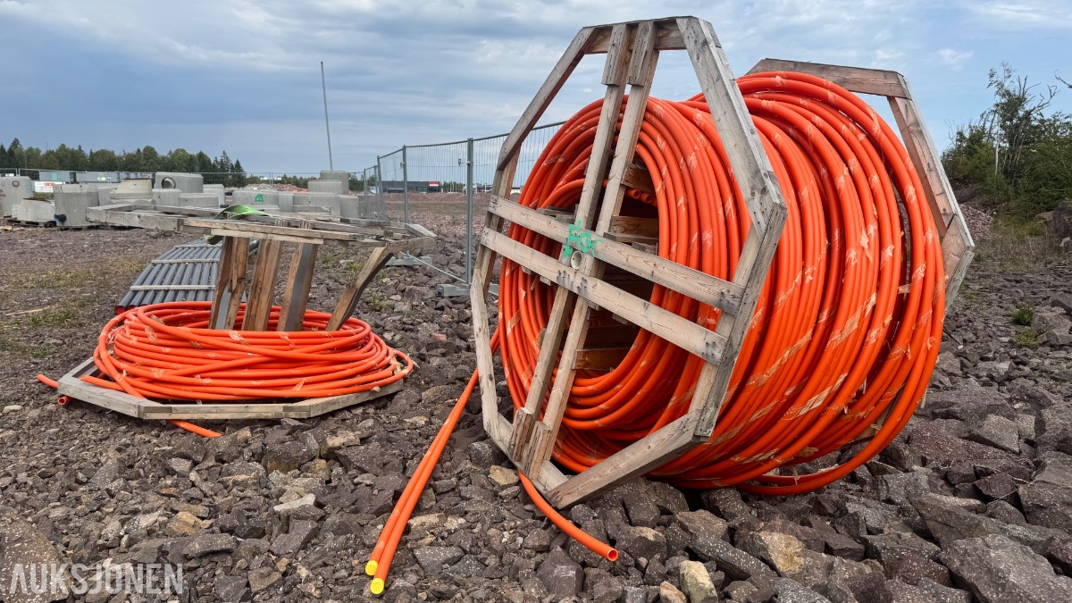 Infraplast 3 x 40mm-L DL Fiberkabelrør Orange L=500 mtr. Veimyndighet