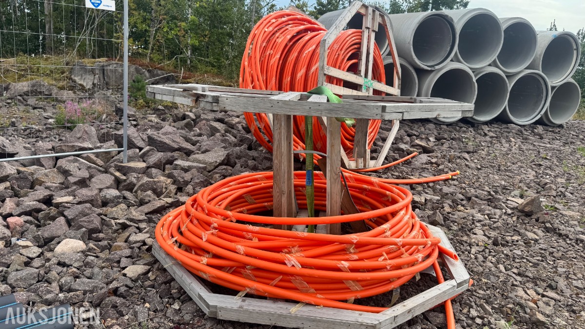 Infraplast 3 x 40mm-L DL Fiberkabelrør Orange L=500 mtr. Veimyndighet