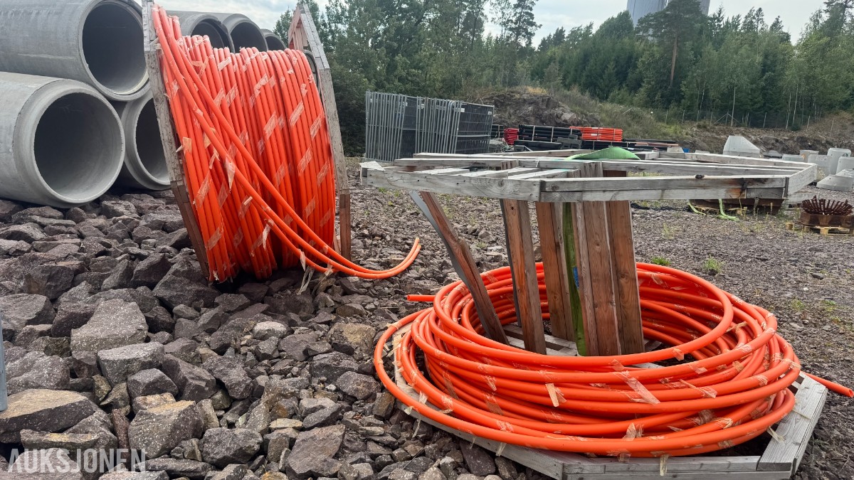 Infraplast 3 x 40mm-L DL Fiberkabelrør Orange L=500 mtr. Veimyndighet