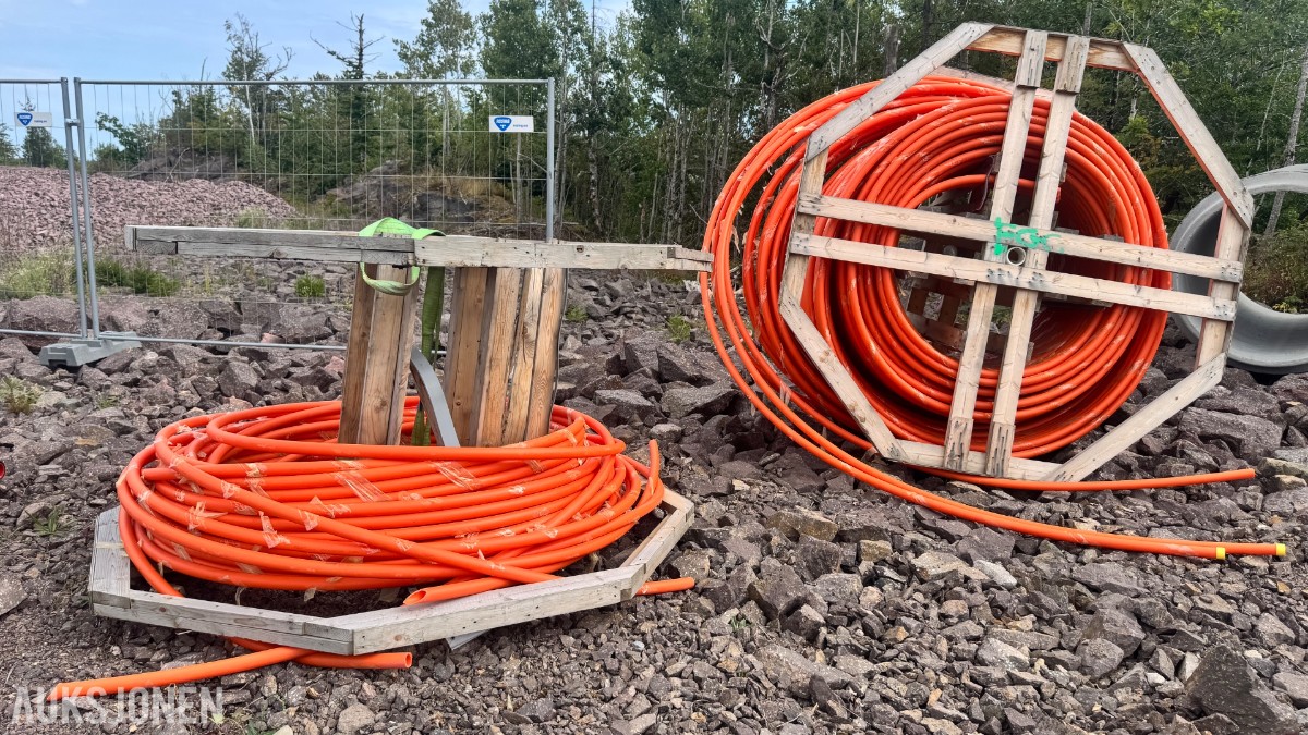 Infraplast 3 x 40mm-L DL Fiberkabelrør Orange L=500 mtr. Veimyndighet