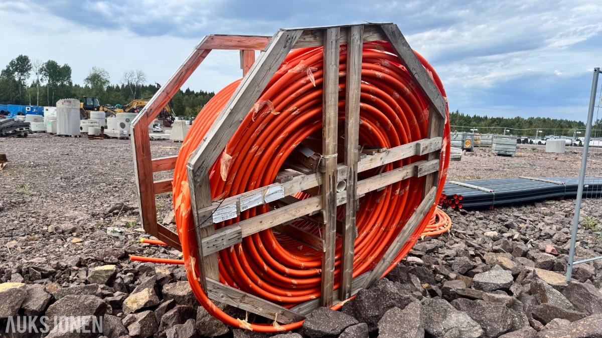 Infraplast 3 x 40mm-L DL Fiberkabelrør Orange L=500 mtr. Veimyndighet