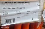 Infraplast 3 x 40mm-L DL Fiberkabelrør Orange L=500 mtr. Veimyndighet