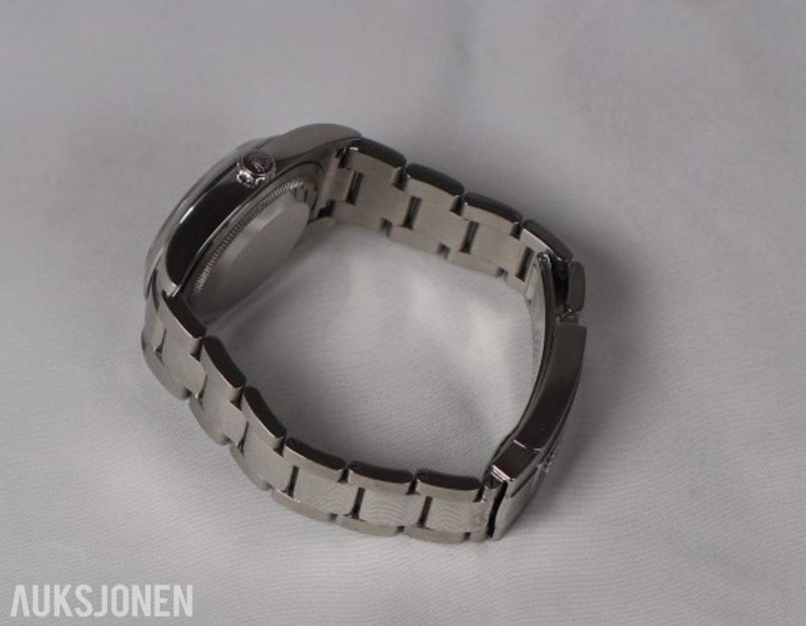 2017 Rolex Datejust 36 ref. 116200 – svart skive – Oyster-lenke