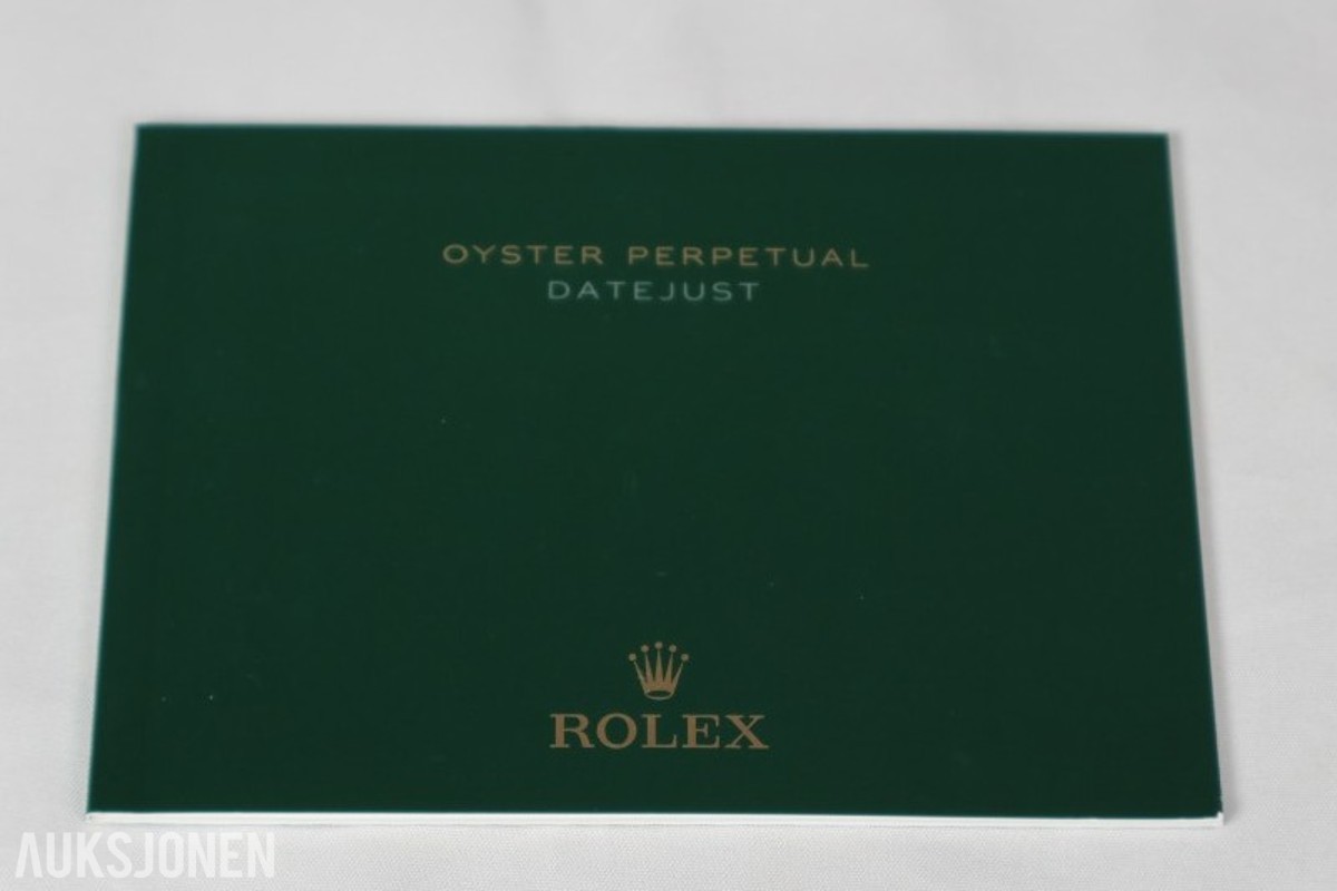 2017 Rolex Datejust 36 ref. 116200 – svart skive – Oyster-lenke