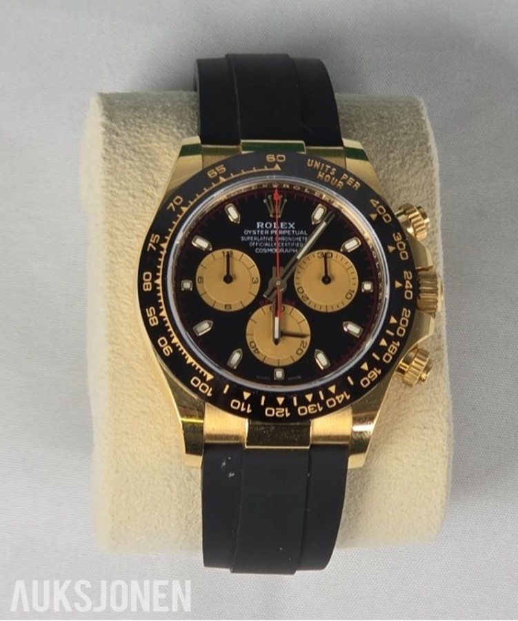 2022 Rolex Cosmograph Daytona 116518LN – 18 kt gult gull – Oysterflex
