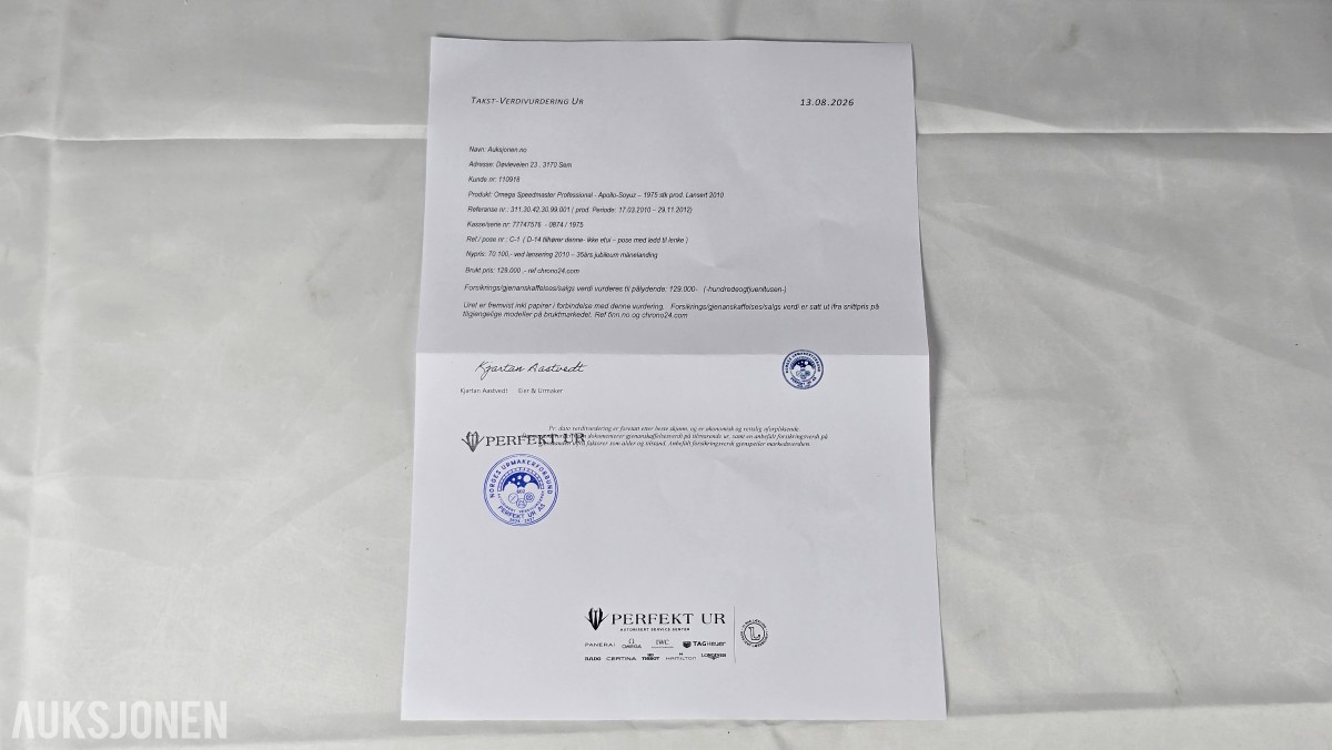 Omega Speedmaster Professional Apollo-Soyuz 35th Anniversary – Limited Edition 874/1975