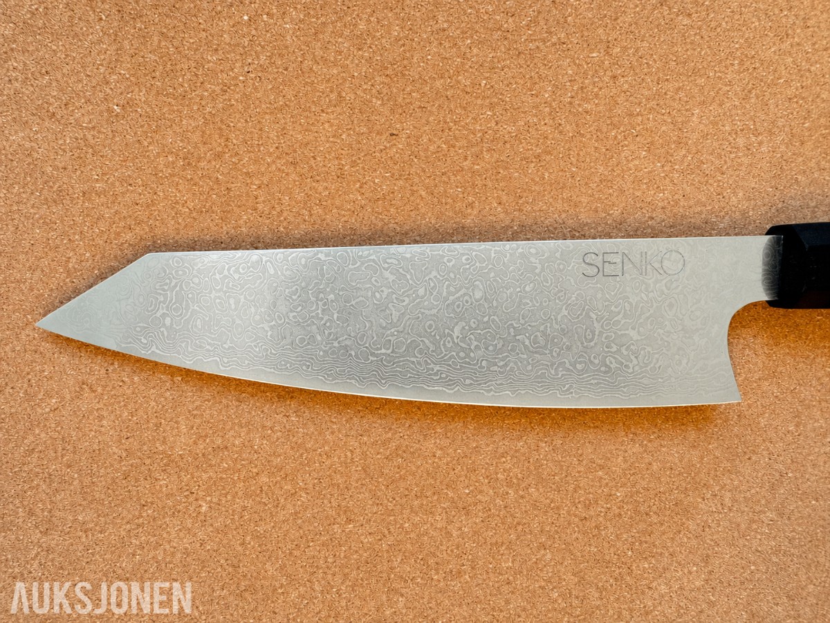 48 TIMERS AUKSJON - Senko 67-lags Damaskus Kiritsuke + Sashimi-kniv