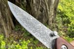 48 TIMERS AUKSJON - Damaskus Jaktkniv + Damaskus Lommekniv