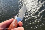 48 TIMERS AUKSJON - Damaskus Jaktkniv + Damaskus Lommekniv