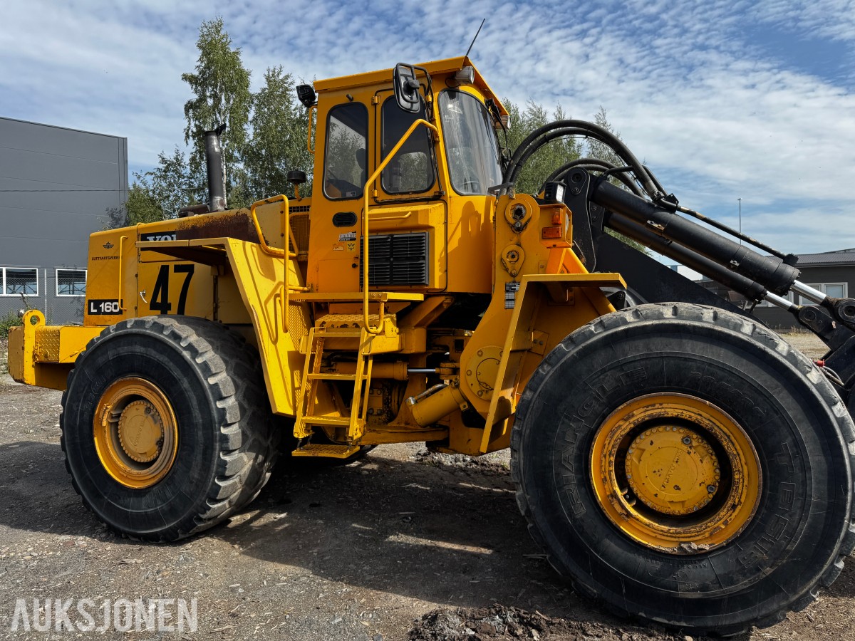 1990 Volvo L160 hjullaster med 7m3 skuffe og ekstra hydraulikk