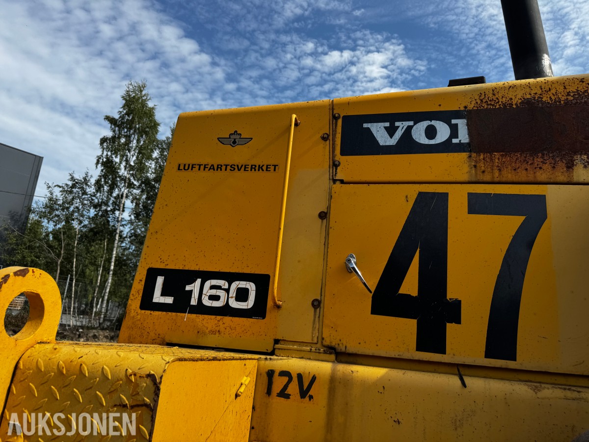 1990 Volvo L160 hjullaster med 7m3 skuffe og ekstra hydraulikk
