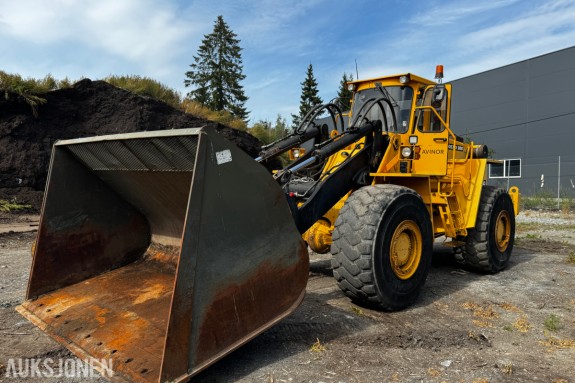 1990 Volvo L160 hjullaseter med 7m3 skuffe, ekstra hydraulikk og spakstyring