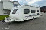 2012 Hobby 545 KMF Campingvogn, køyesenger og fortelt
