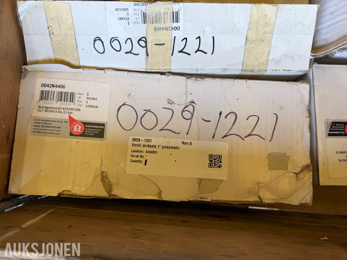 20 STK DANFOSS AV210C SKRÅSETEVENTILER – DN25