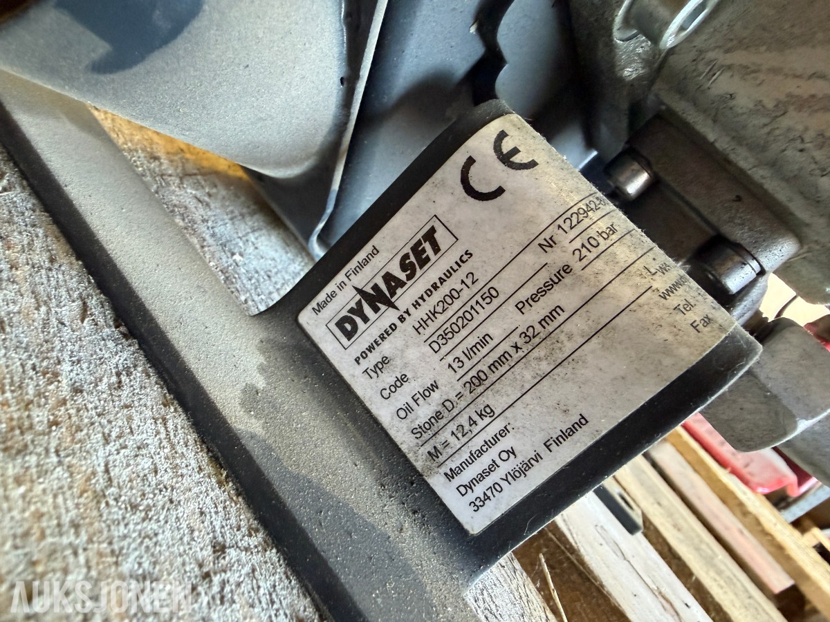 DYNASET HHK2000-12 HYDRAULISK SLIPEMASKIN