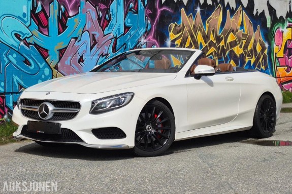 2016 Mercedes-Benz S500 AMG Cabriolet V8 455 HK Ny service Ny Eu-kontroll