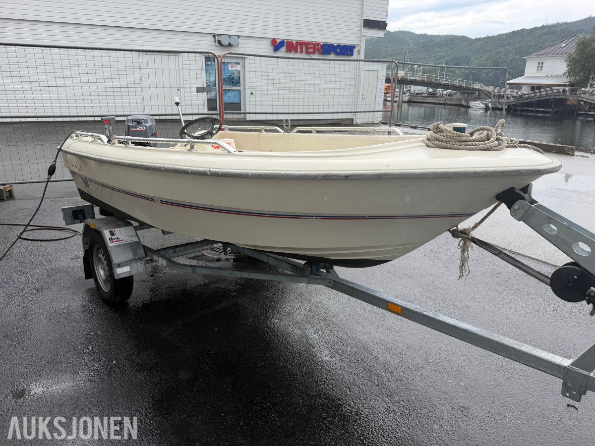 WESTER 360 MED YAMAHA 20 HK AUTOLUBE – REP.OBJEKT UTEN MINSTEPRIS