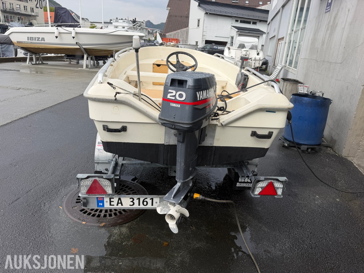 WESTER 360 MED YAMAHA 20 HK AUTOLUBE – REP.OBJEKT UTEN MINSTEPRIS