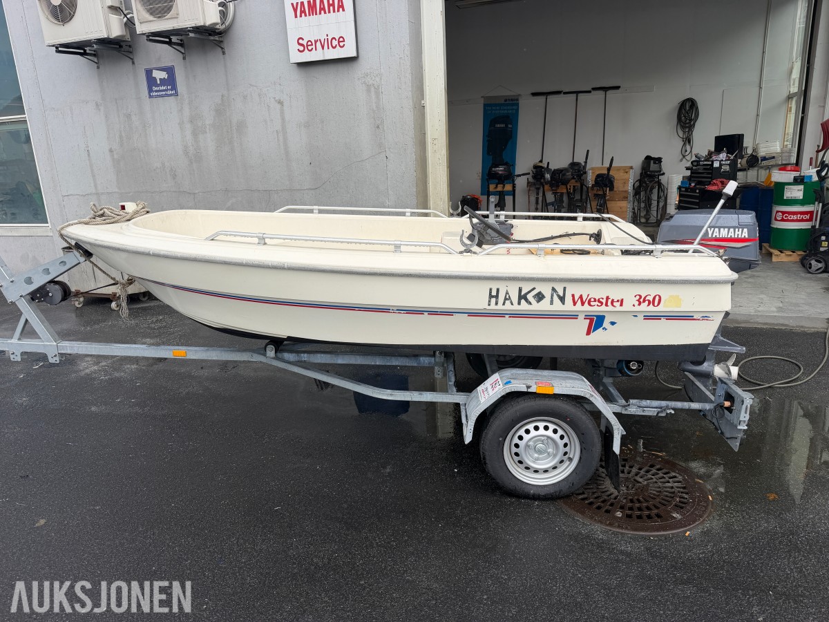 WESTER 360 MED YAMAHA 20 HK AUTOLUBE – REP.OBJEKT UTEN MINSTEPRIS