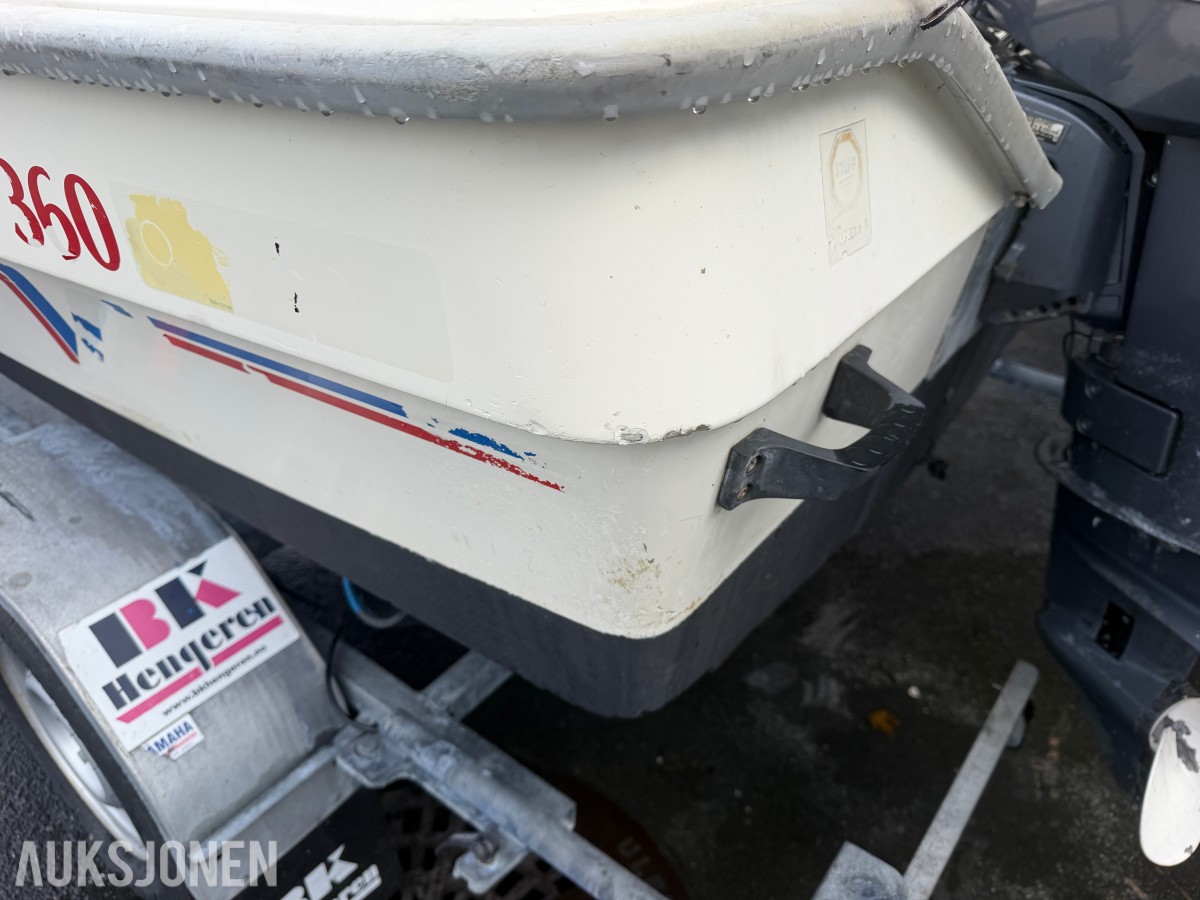 WESTER 360 MED YAMAHA 20 HK AUTOLUBE – REP.OBJEKT UTEN MINSTEPRIS