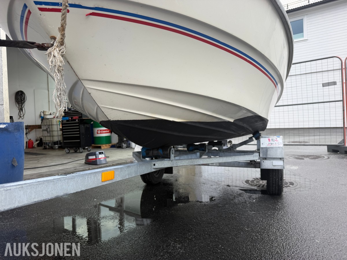 WESTER 360 MED YAMAHA 20 HK AUTOLUBE – REP.OBJEKT UTEN MINSTEPRIS