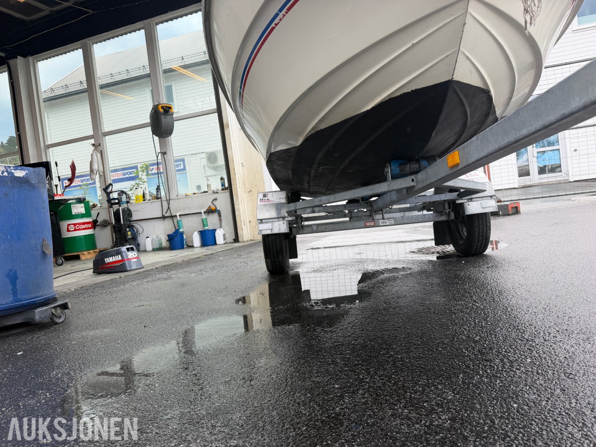 WESTER 360 MED YAMAHA 20 HK AUTOLUBE – REP.OBJEKT UTEN MINSTEPRIS