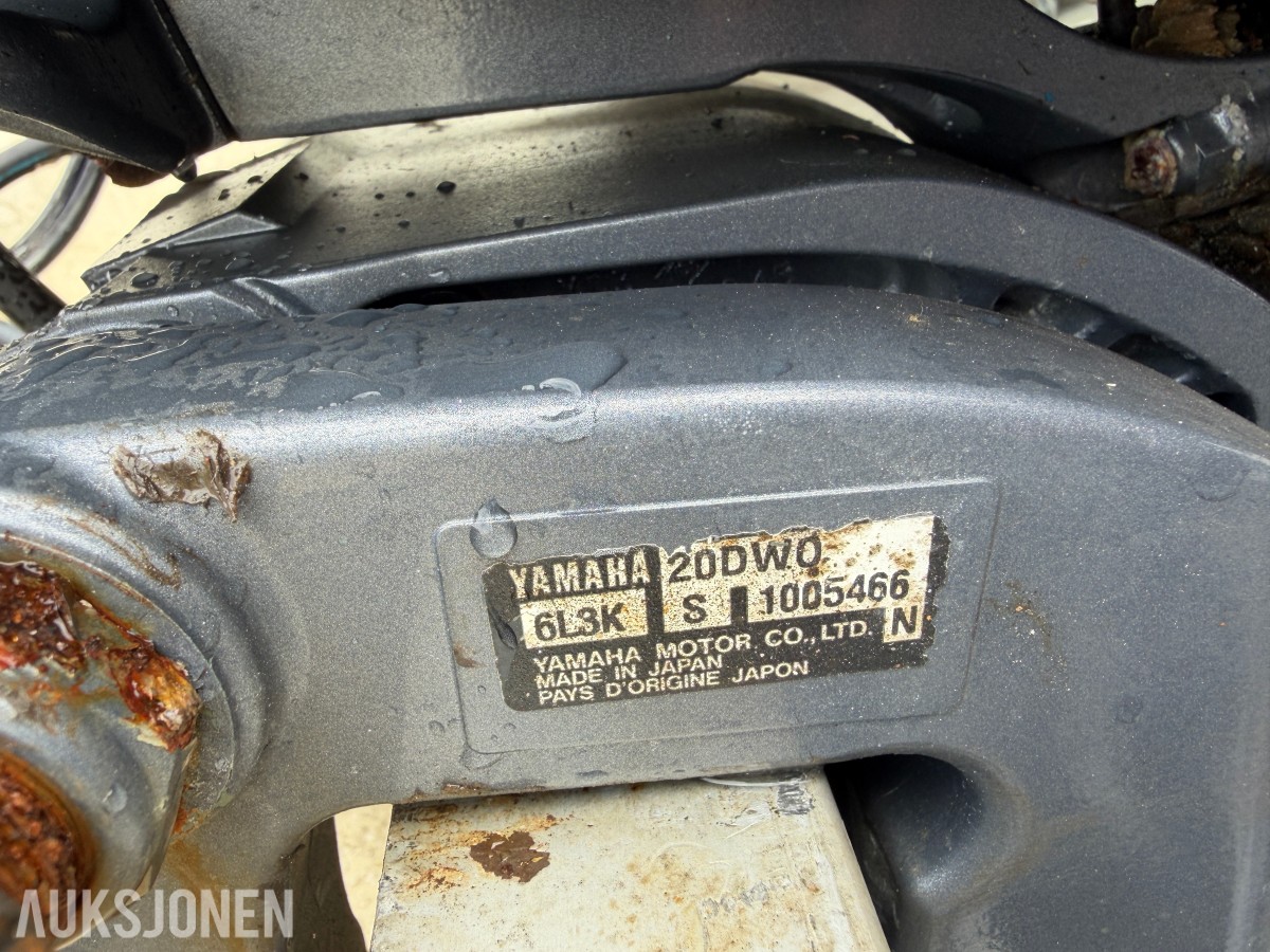WESTER 360 MED YAMAHA 20 HK AUTOLUBE – REP.OBJEKT UTEN MINSTEPRIS