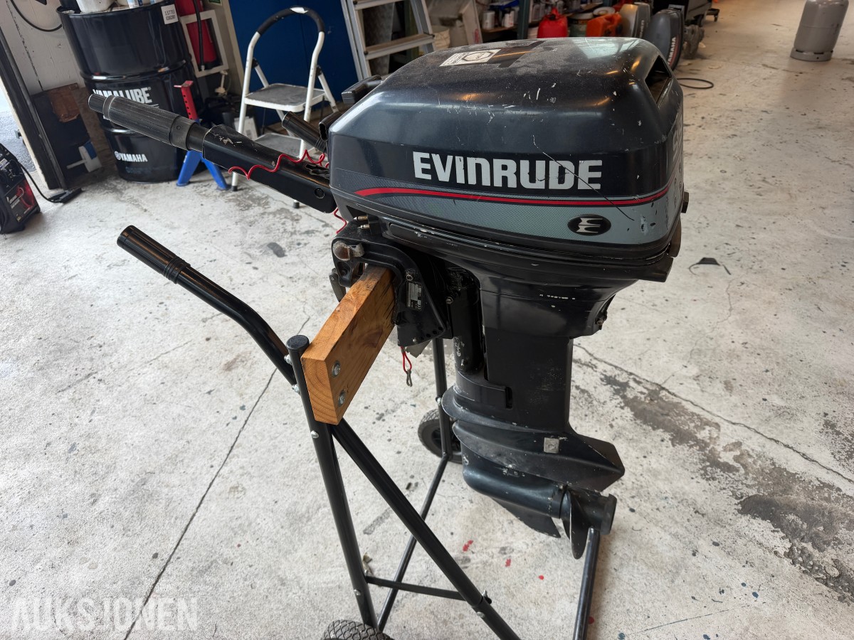 1997 EVINRUDE 9,9 HK PÅHENGSMOTOR – REP.OBJEKT UTEN MINSTEPRIS