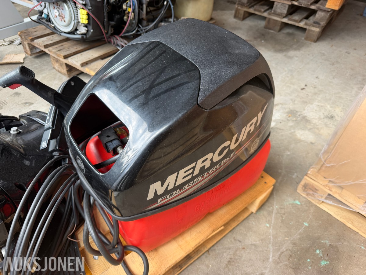 2015 MERCURY 10 HK FOURSTROKE – DELEMOTOR / REP.OBJEKT UTEN MINSTEPRIS