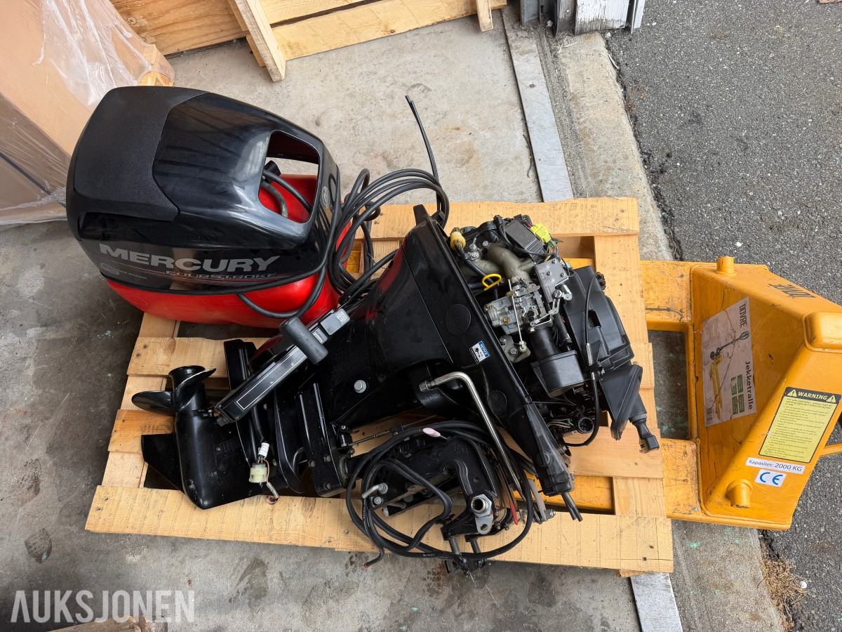 2015 MERCURY 10 HK FOURSTROKE – DELEMOTOR / REP.OBJEKT UTEN MINSTEPRIS